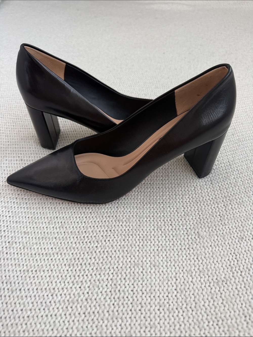 Franco Sarto Pointed Toe Heels Black Size 9